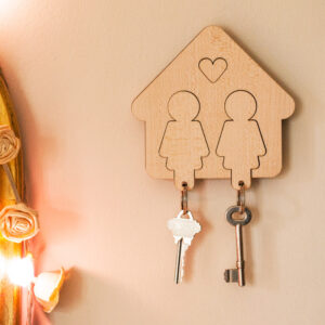 Home Sweet Home - Girl/Girl Key Holder