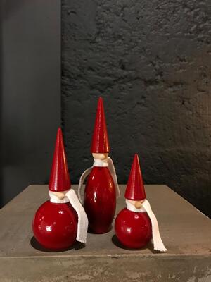 Red Santa Figures